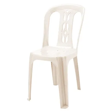 Silla de Plstico Moderna Tulipan Almendra
