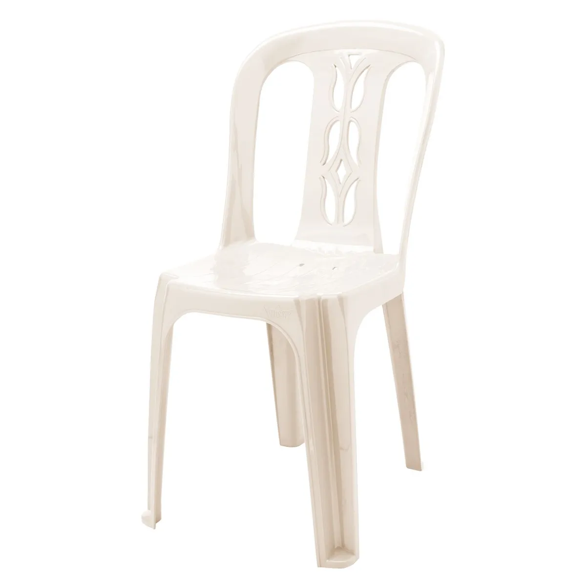 REYPLAST - Silla de Plástico Moderna Tulipan Almendra