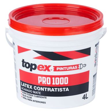Pintura Topex Ltex Mate Blanco Humo 1GL
