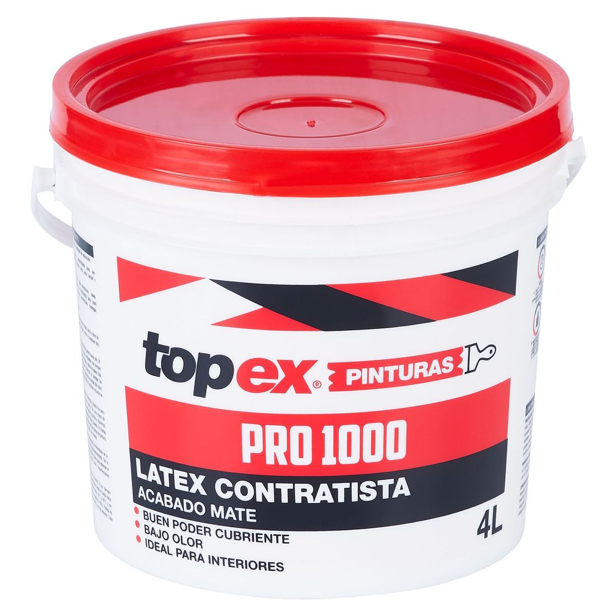 TOPEX - Pintura Látex Mate Marfil 1gl