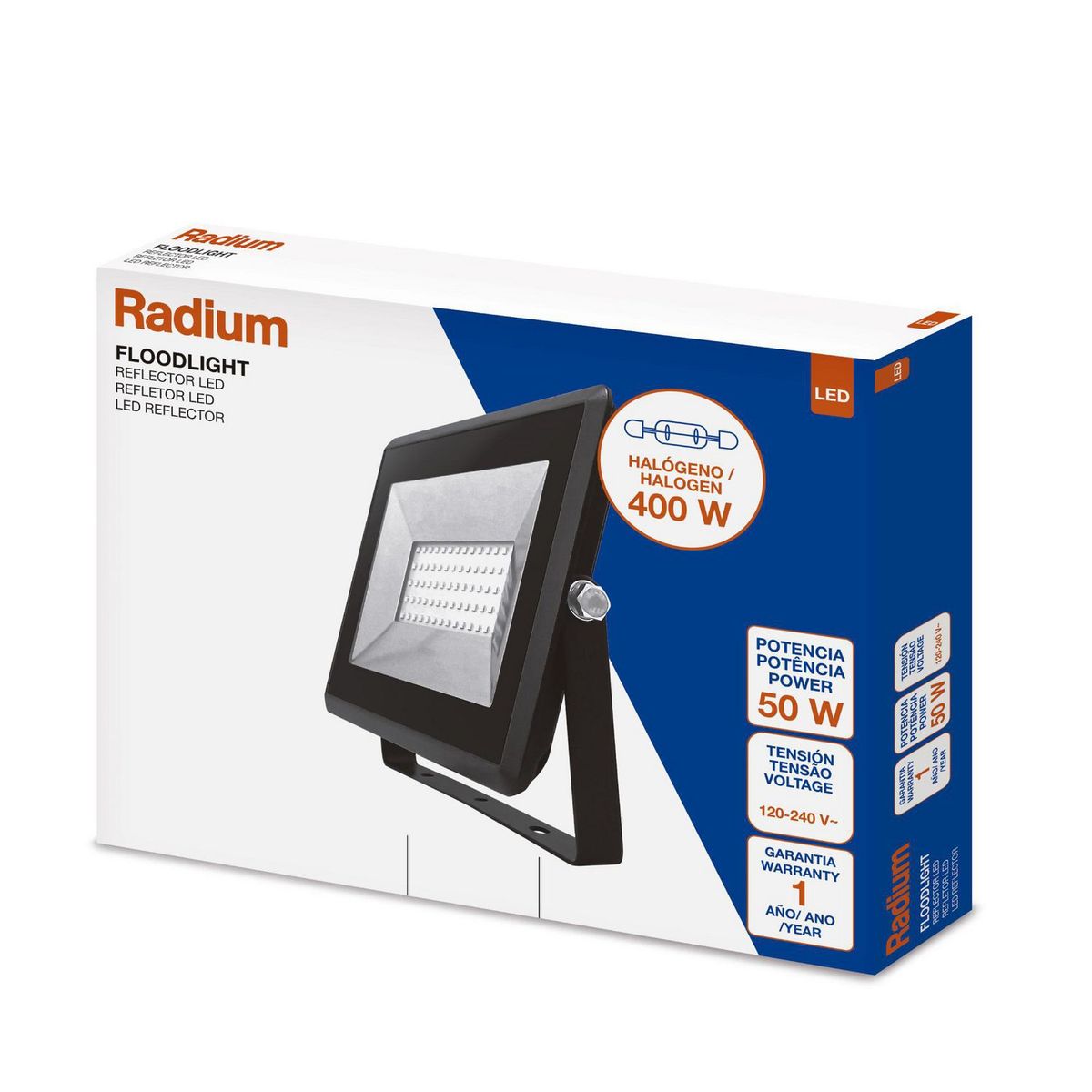 RADIUM - Reflector Led 50W Luz Fría Radium