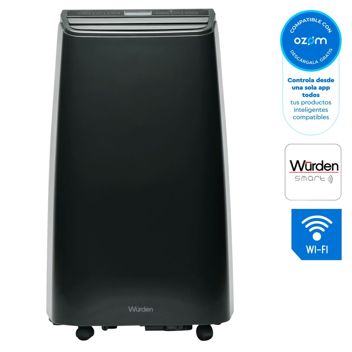 WURDEN - Aire Acondicionado Portátil Smart 9000 BTU Frío/Caliente