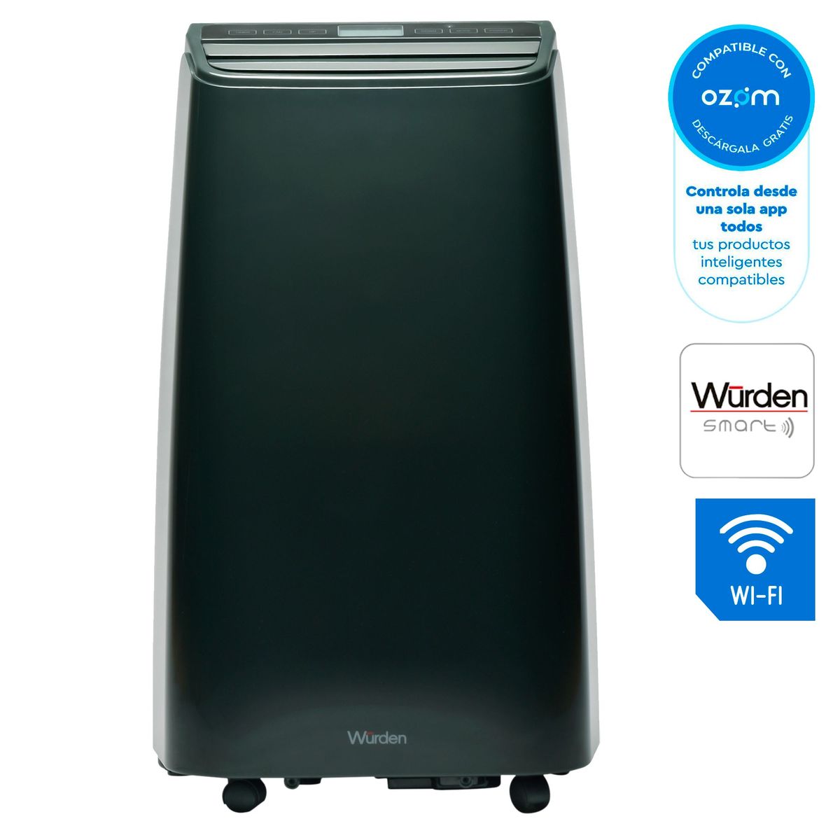 WURDEN - Aire Acondicionado Portátil Smart 12000 BTU Frío/Caliente