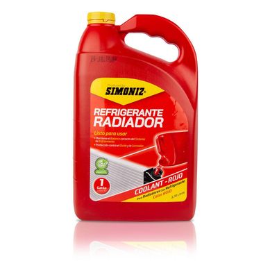 Refrigerante Radiador SIMONIZ Qualitor Rojo 1gl