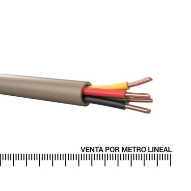 Alambre Telefnico 4x22 AWG por Metro Lineal