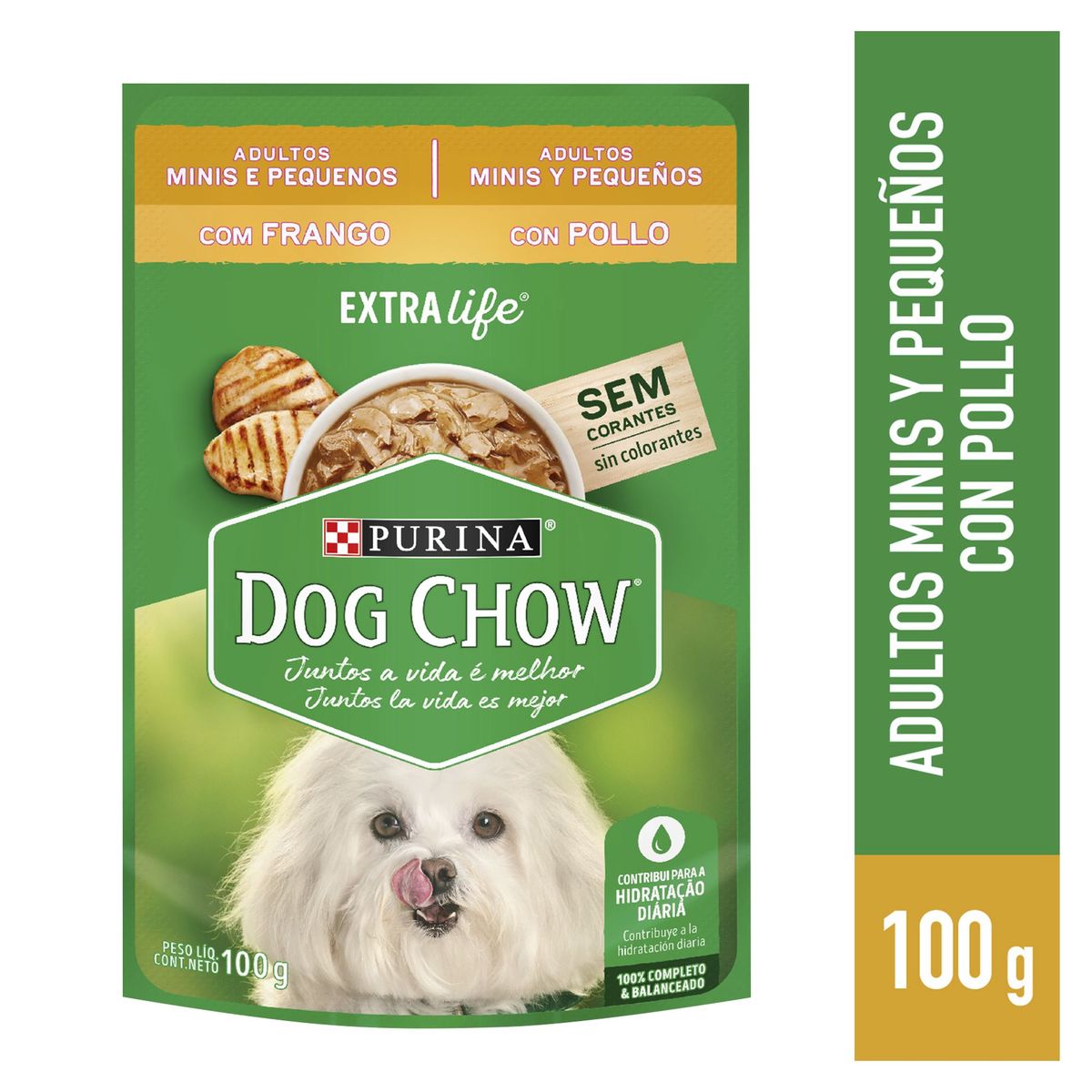 DOG CHOW - Dog Chow Adultos Razas Pequeñas Alimento Perros 100gr Pollo