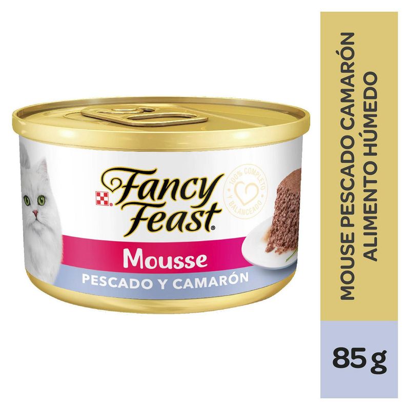 FANCY FEAST - Fancy Feast Alimento Humedo Gatos 85gr Pescado/Camarón