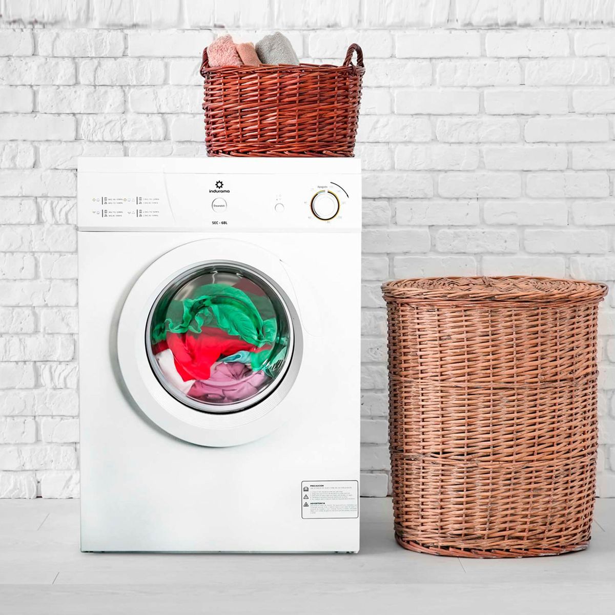 INDURAMA - Secadora Indurama 6 Kg Eléctrica SEC-6BL Blanco