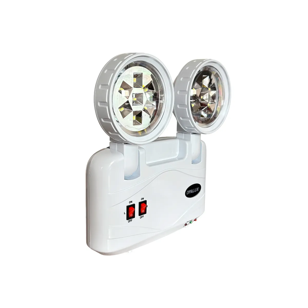 OPALUX - Lámpara De Emergencia Slim Ultrabillante 14 Led 4.4 W 170Lm Opalux