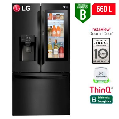 Refrigeradora 660 litros LM78SXT French Door con InstaView