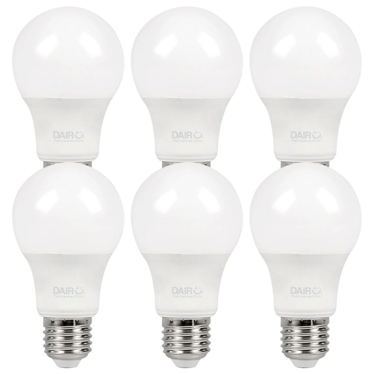 DAIRU - Pack x6 Focos Led 7.5W Luz Fría