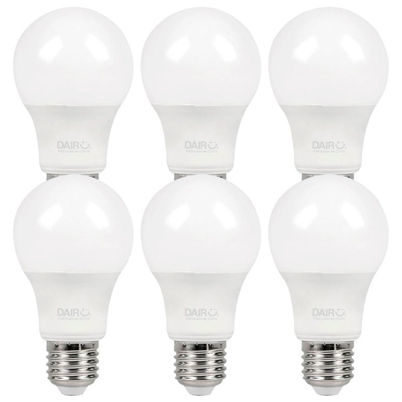DAIRU - Pack x6 Focos Led 7.5W  Luz Fría