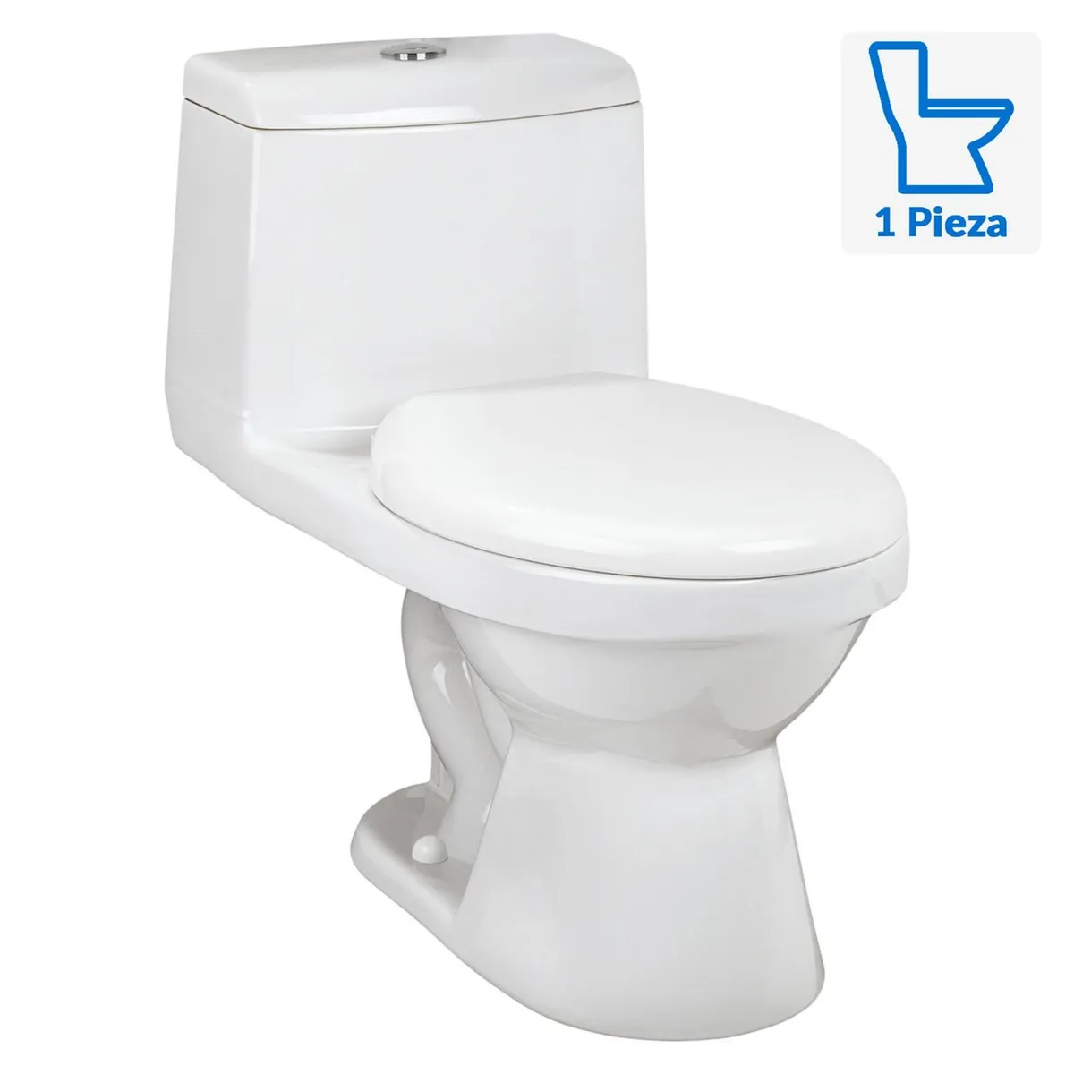 TREBOL - WC Inodoro Trebol One Piece Savona Lux Blanco