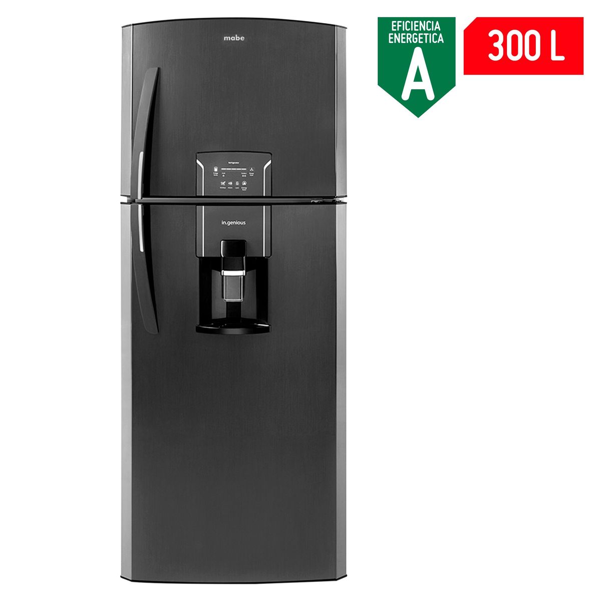 MABE - Refrigeradora Mabe 300 Lt Top Freezer RMA300FZPC Gris