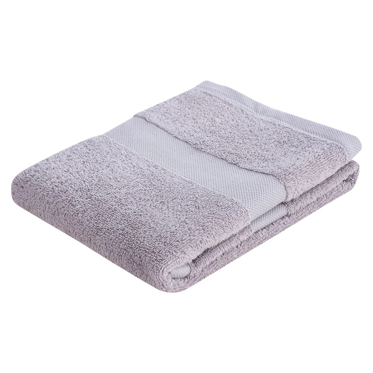 JUST HOME COLLECTION - Toalla de Baño de Mano de Algodón 600gr 40x70cm Gris