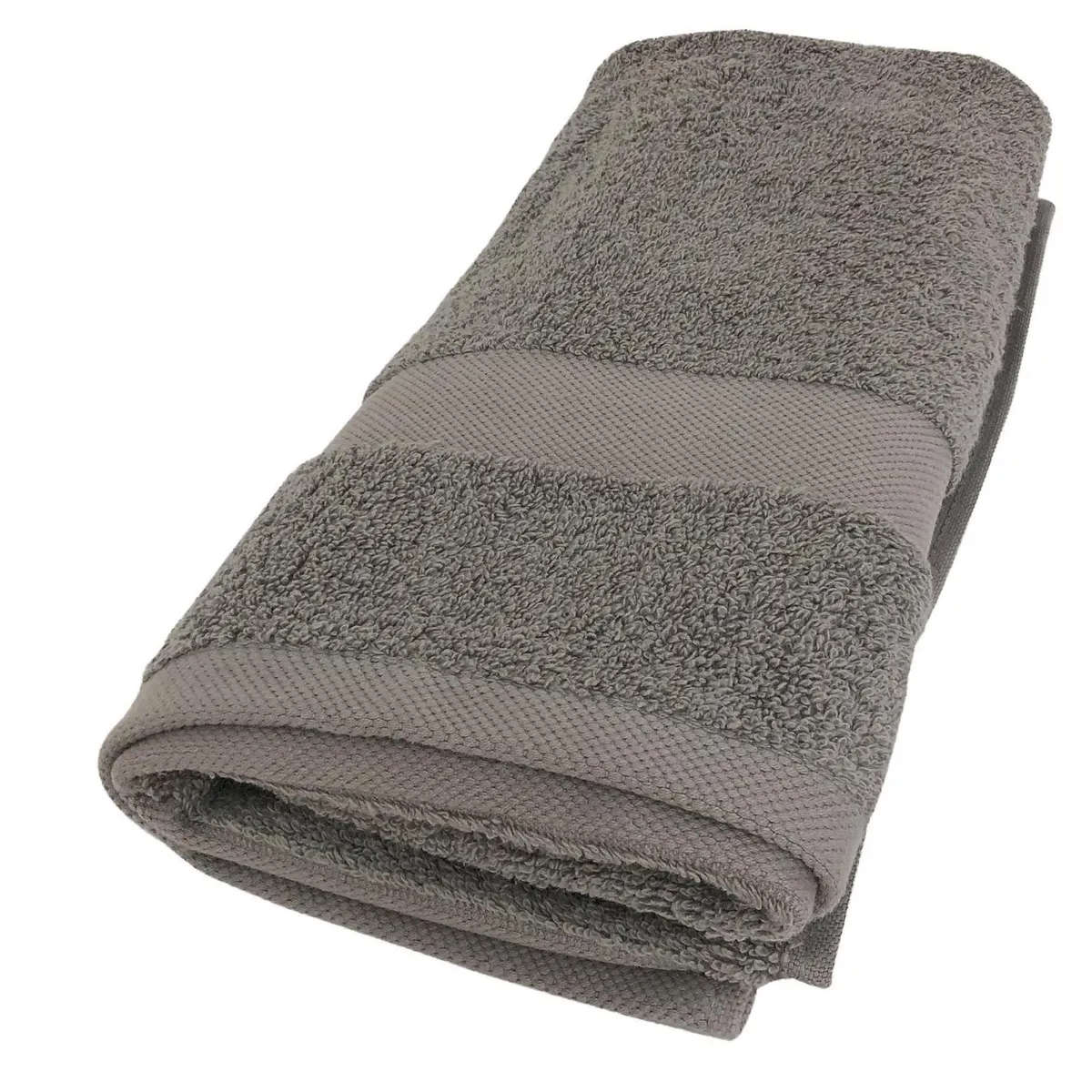 JUST HOME COLLECTION - Toalla de Baño de Mano de Algodón 600gr 40x70cm Gris