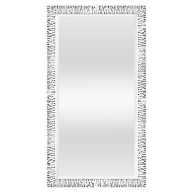 Espejo Decorativo Rectangular Foligno Plateado 120x60cm