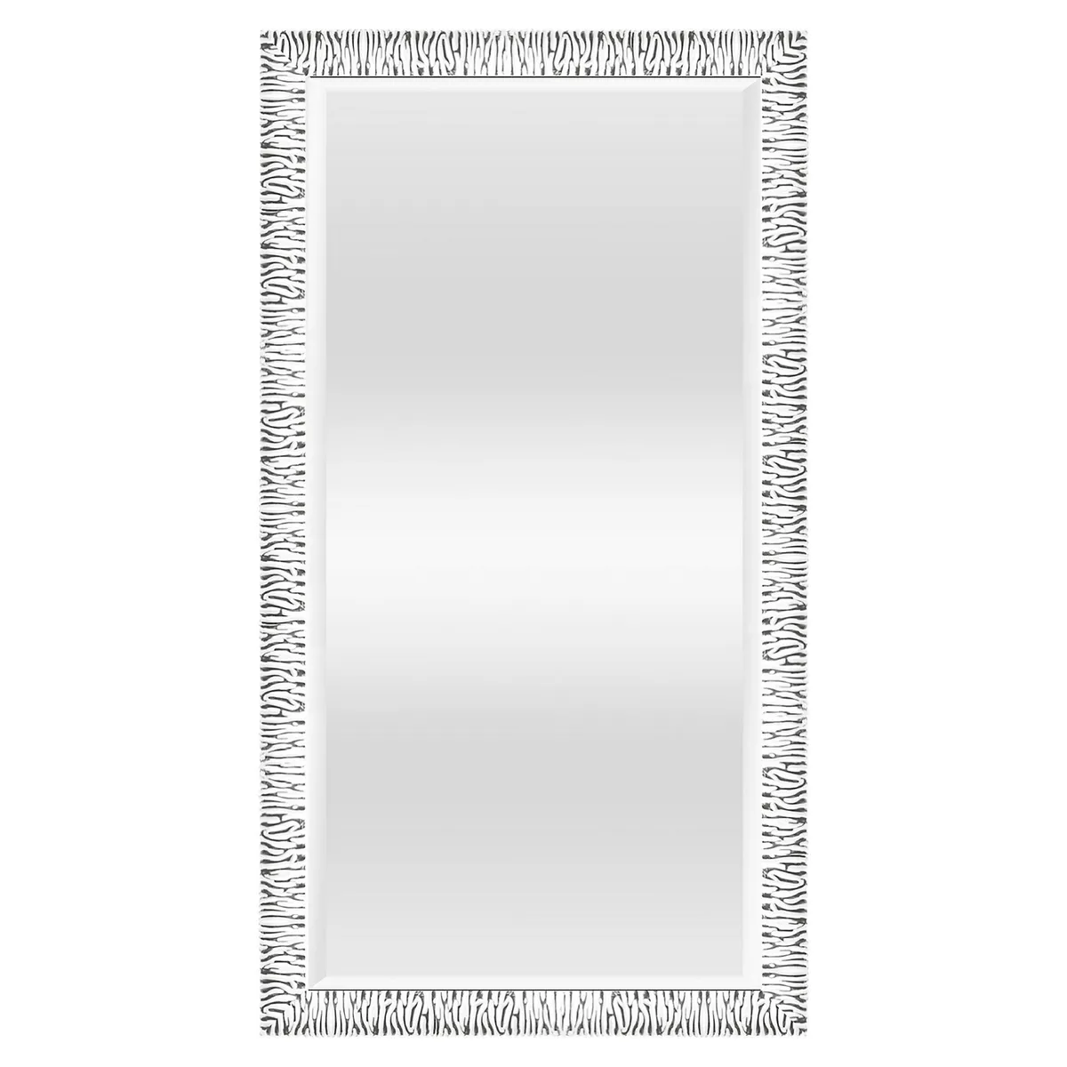 JUST HOME COLLECTION - Espejo Decorativo Rectangular Foligno Plateado 120x60cm