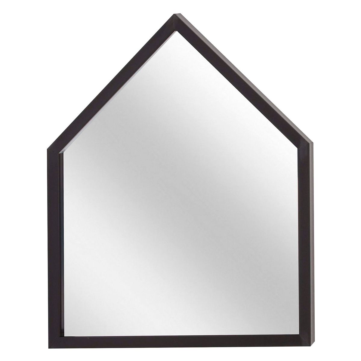 JUST HOME COLLECTION - Espejo Deco House Negro 33x41cm