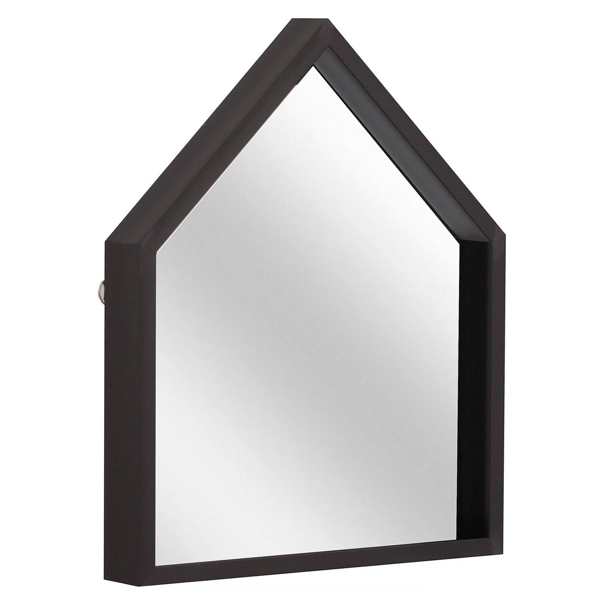 JUST HOME COLLECTION - Espejo Deco House Negro 33x41cm