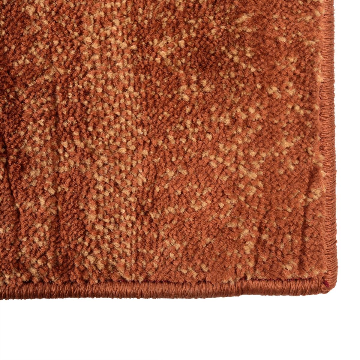 JUST HOME COLLECTION - Alfombra Rectangular Marron Carrera Cuadros