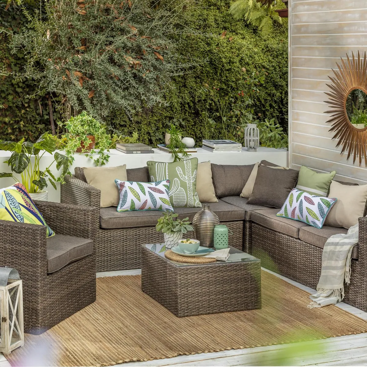 JUST HOME COLLECTION - Alfombra Rectangular Natural Hyacinth