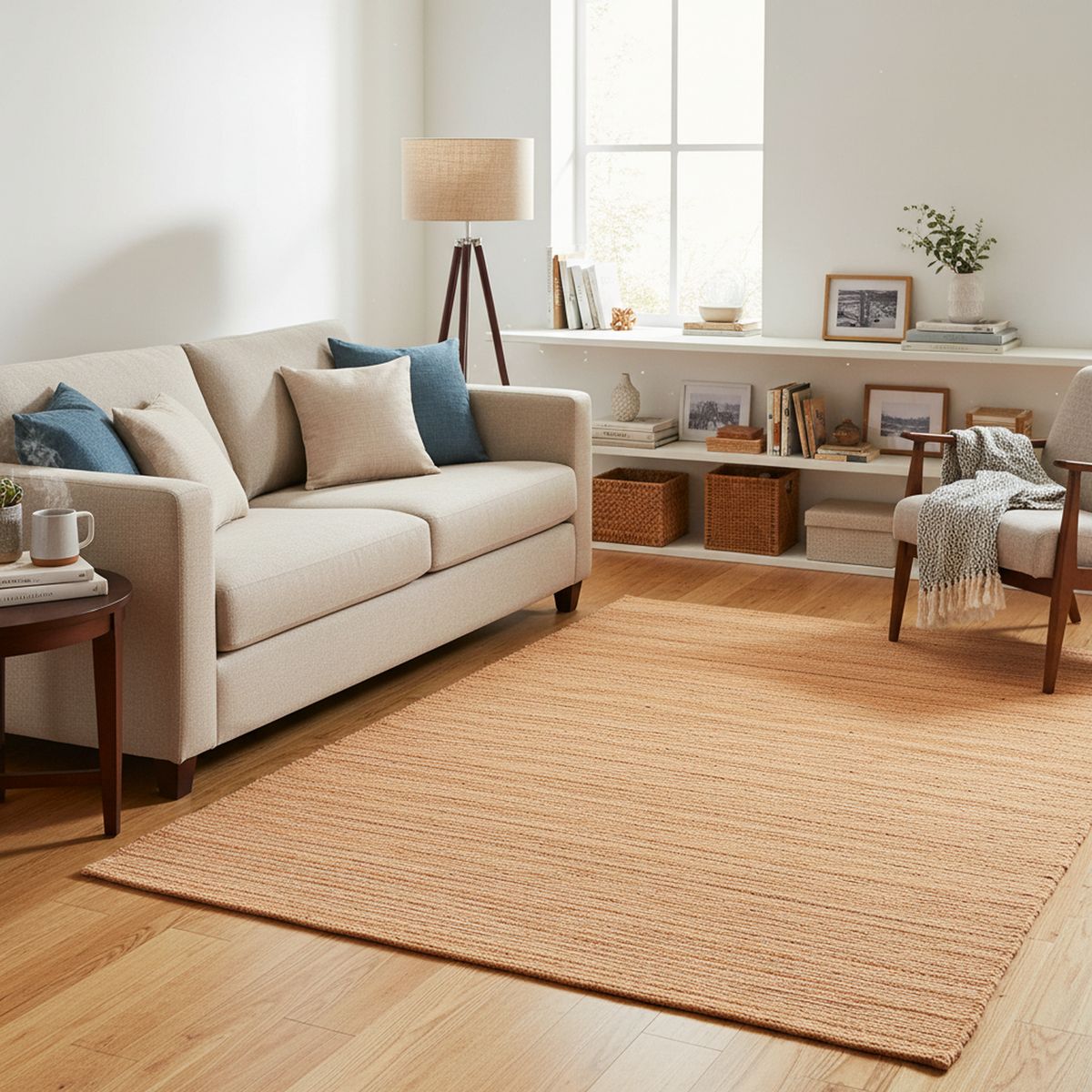 JUST HOME COLLECTION - Alfombra Rectangular Natural Hyacinth 160x230cm