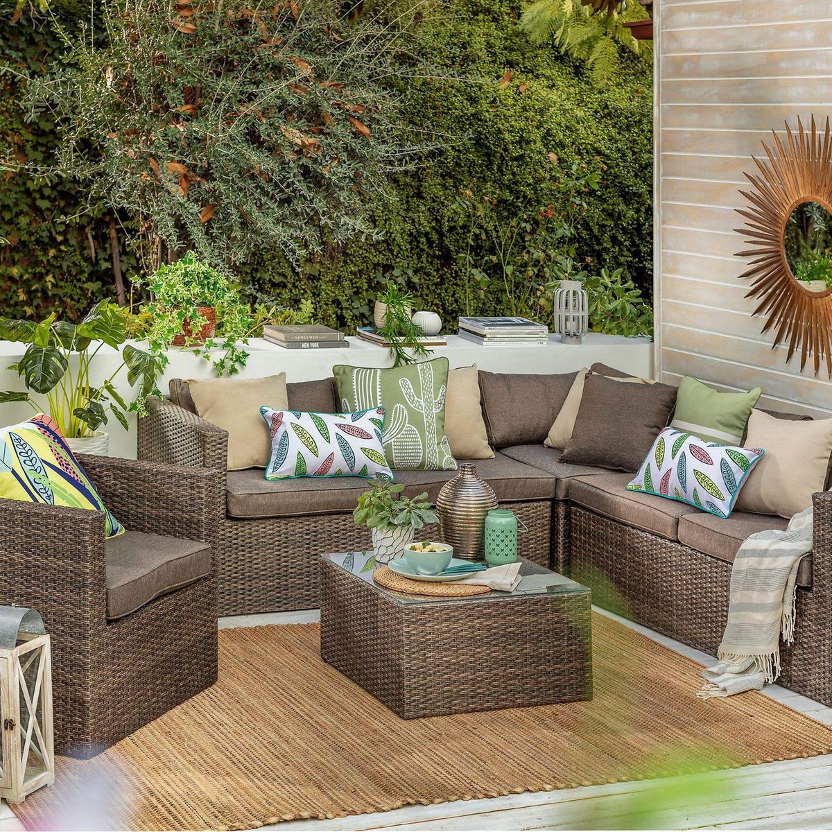 JUST HOME COLLECTION - Alfombra Rectangular Natural Hyacinth 200x290cm