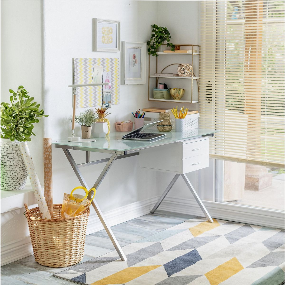 JUST HOME COLLECTION - Alfombra Rectangular Canvas Pillars