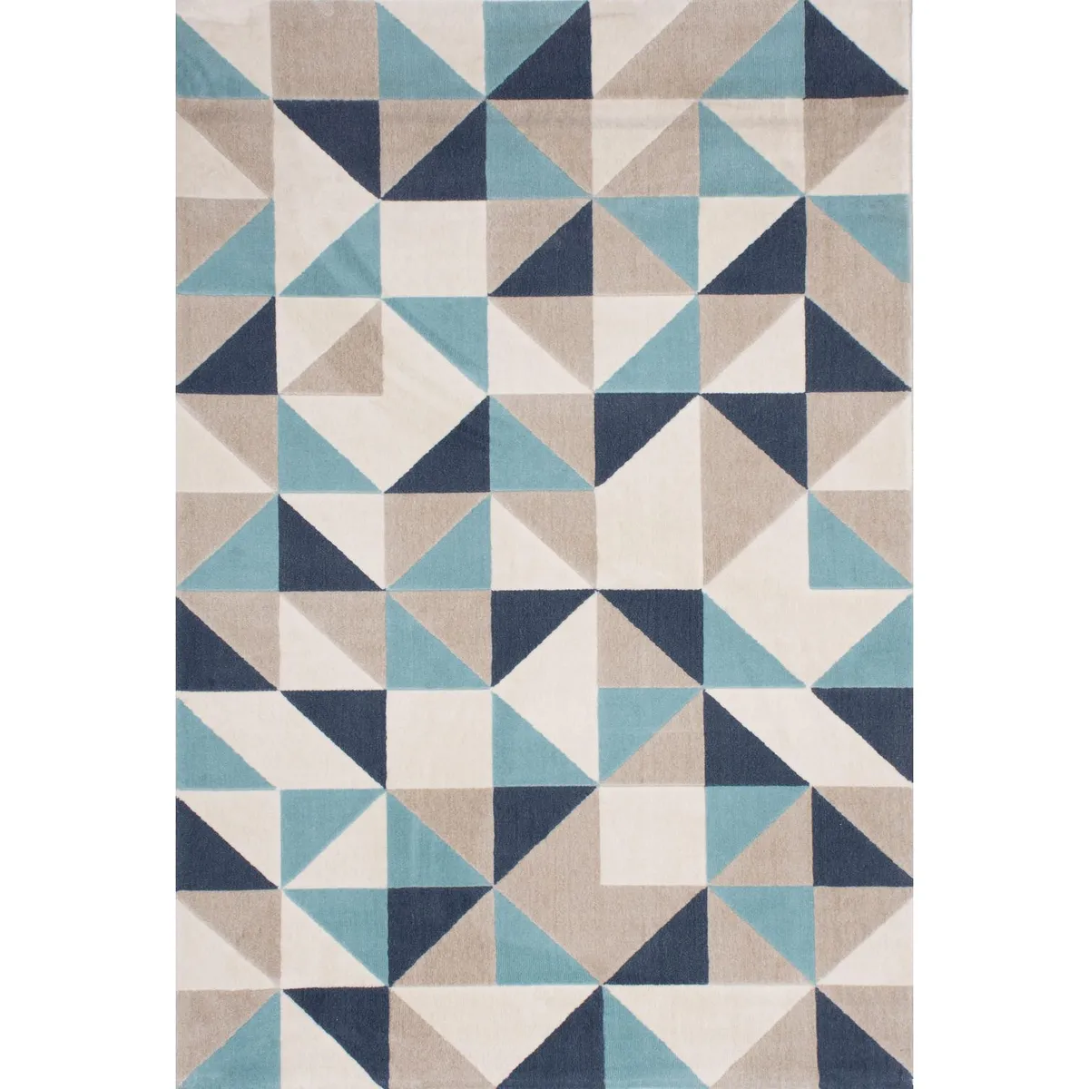 JUST HOME COLLECTION - Alfombra Rectangular Canvas Triángulo