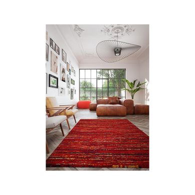 Alfombra Rectangular Rojo Sherpa Colore