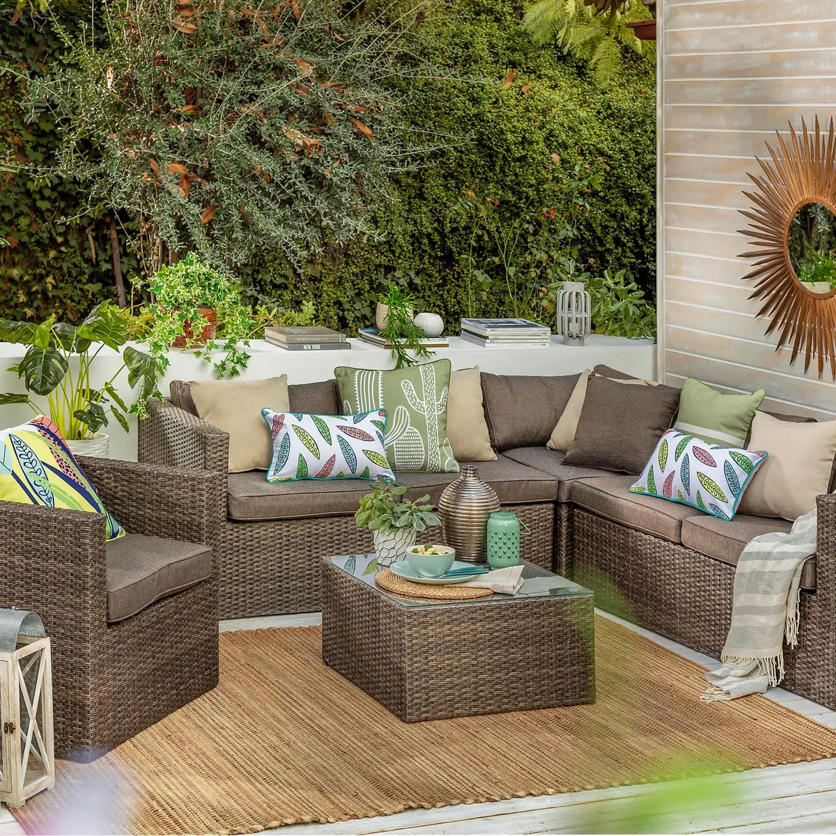 JUST HOME COLLECTION - Alfombra Rectangular Natural Hyacinth