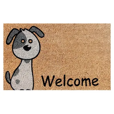 Limpiapi�s Rectangular Welcome Dog 45x75 cm