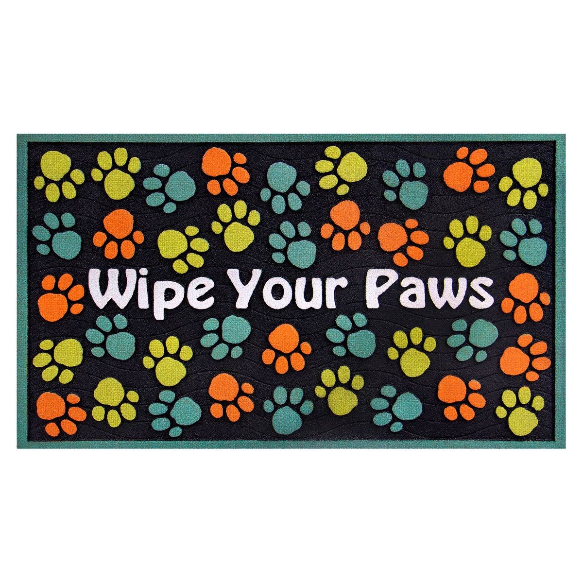 JUST HOME COLLECTION - Limpiapiés Rectangular Wipe Paws 45x75cm