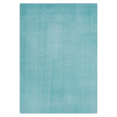 Bajada de Cama Rectangular Feel Shaggy 50x80cm Celeste