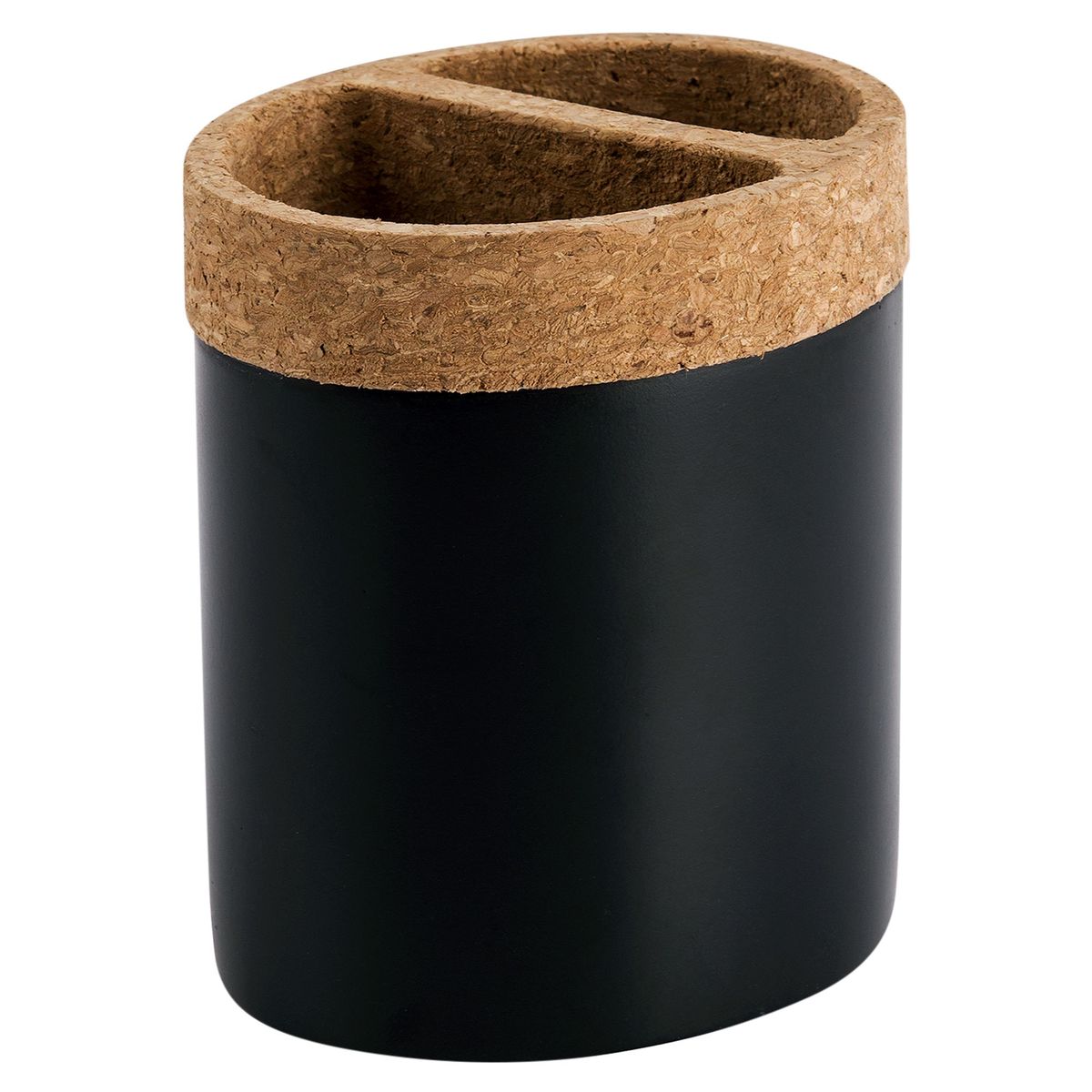 JUST HOME COLLECTION - Portacepillo Corcho Negro