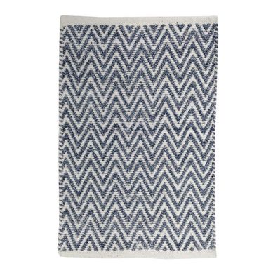 Piso de Bao Rectangular Ziggy 40x60cm Azul