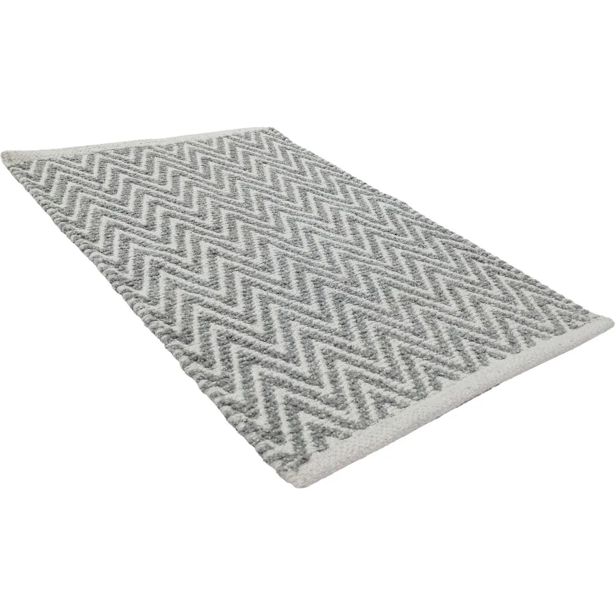 JUST HOME COLLECTION - Piso de Baño Rectangular Ziggy 40x60cm Gris
