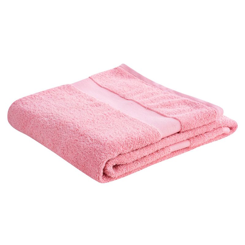 JUST HOME COLLECTION - Toalla de Baño de Algodón 600gr 70x140cm Rosa