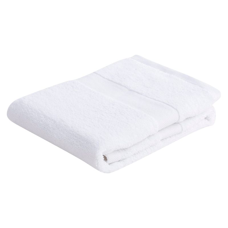 JUST HOME COLLECTION - Toalla de Baño de Mano de Algodón 600gr 40x70cm Blanca