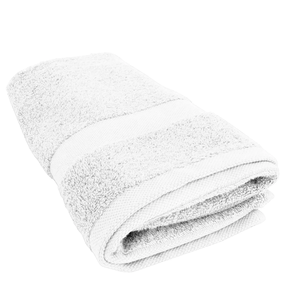 JUST HOME COLLECTION - Toalla de Baño de Mano de Algodón 600gr 40x70cm Blanca