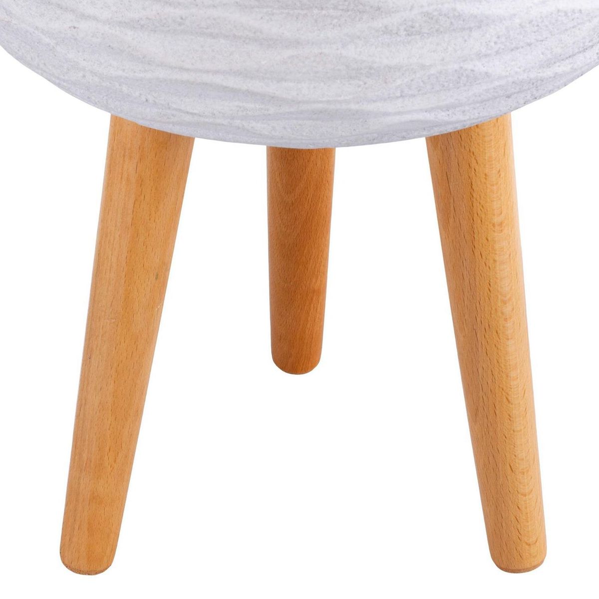 JUST HOME COLLECTION - Macetero con Patas Blanco 30x51x