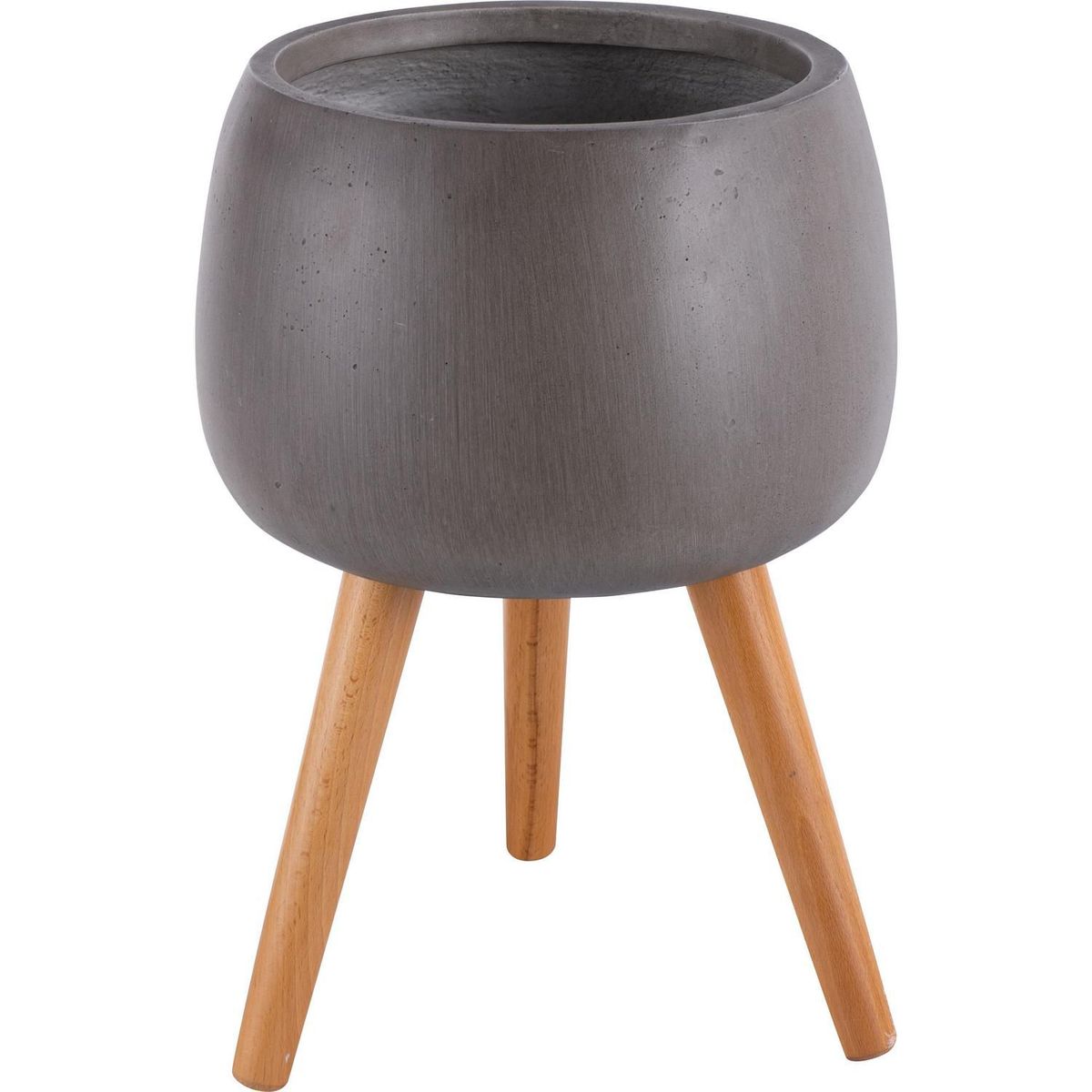 JUST HOME COLLECTION - Macetero con Patas Café 29x42x