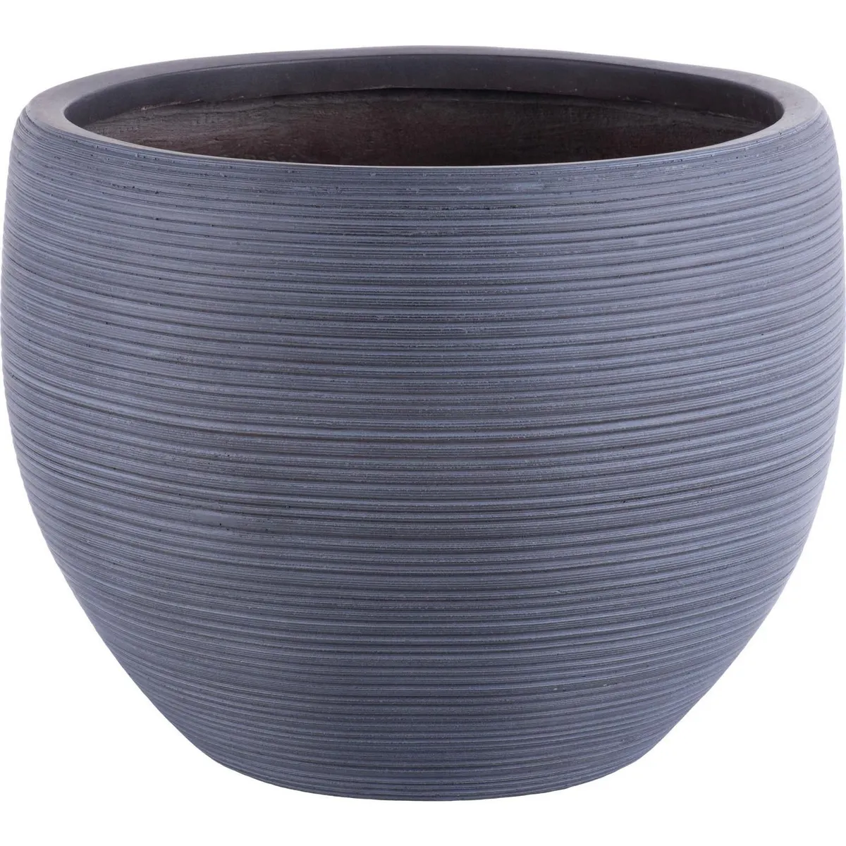 JUST HOME COLLECTION - Macetero Stripe Gris 50x39x