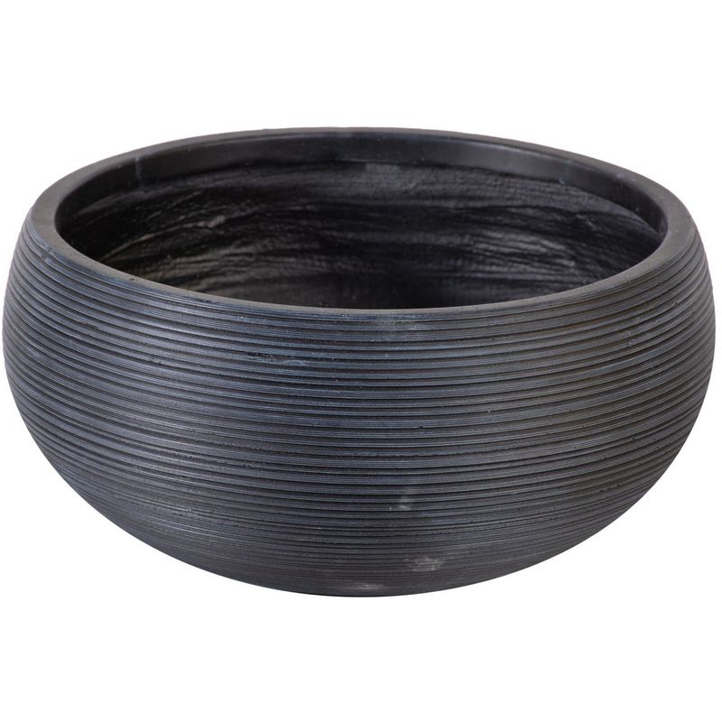 JUST HOME COLLECTION - Macetero Round Negro 52x25cm