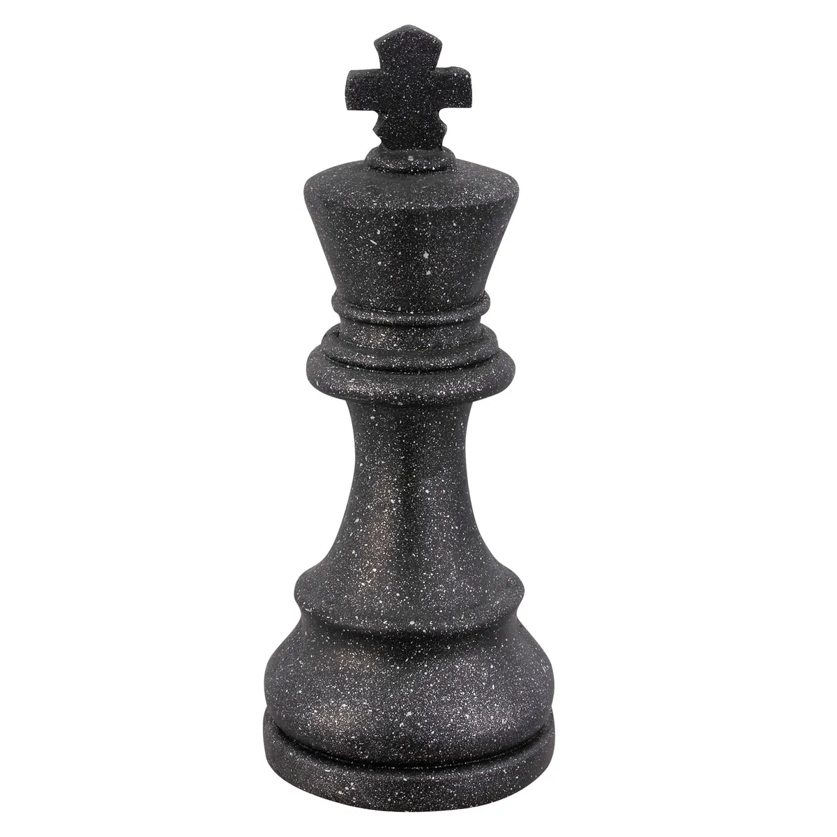 JUST HOME COLLECTION - Figura Decorativa de Ajedrez Rey 16x40cm