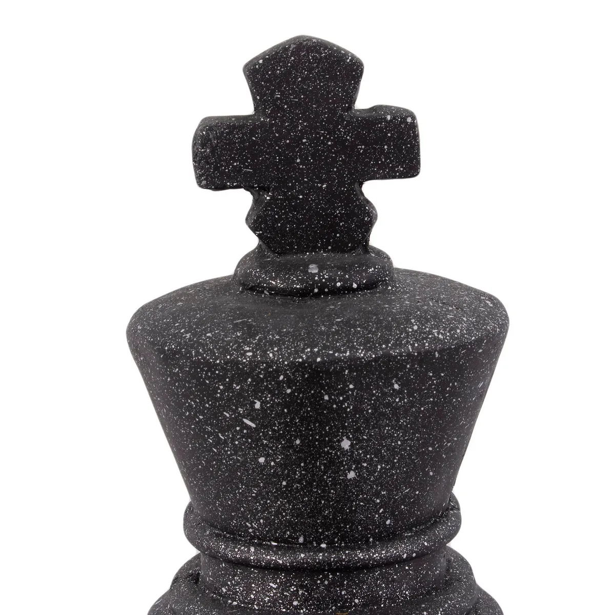 JUST HOME COLLECTION - Figura Decorativa de Ajedrez Rey 16x40cm