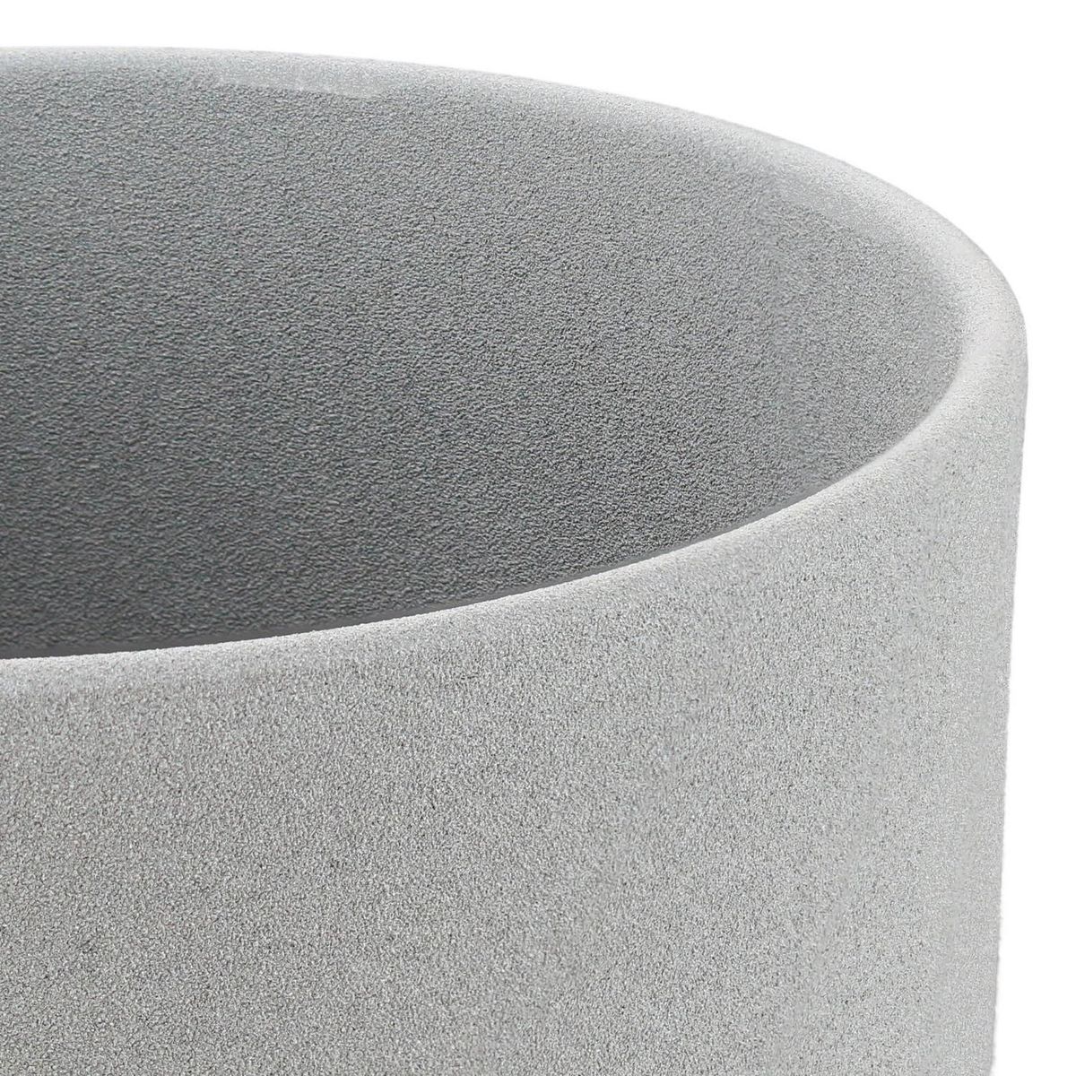 SK - Maceta Basel Stone Gris 19x18x