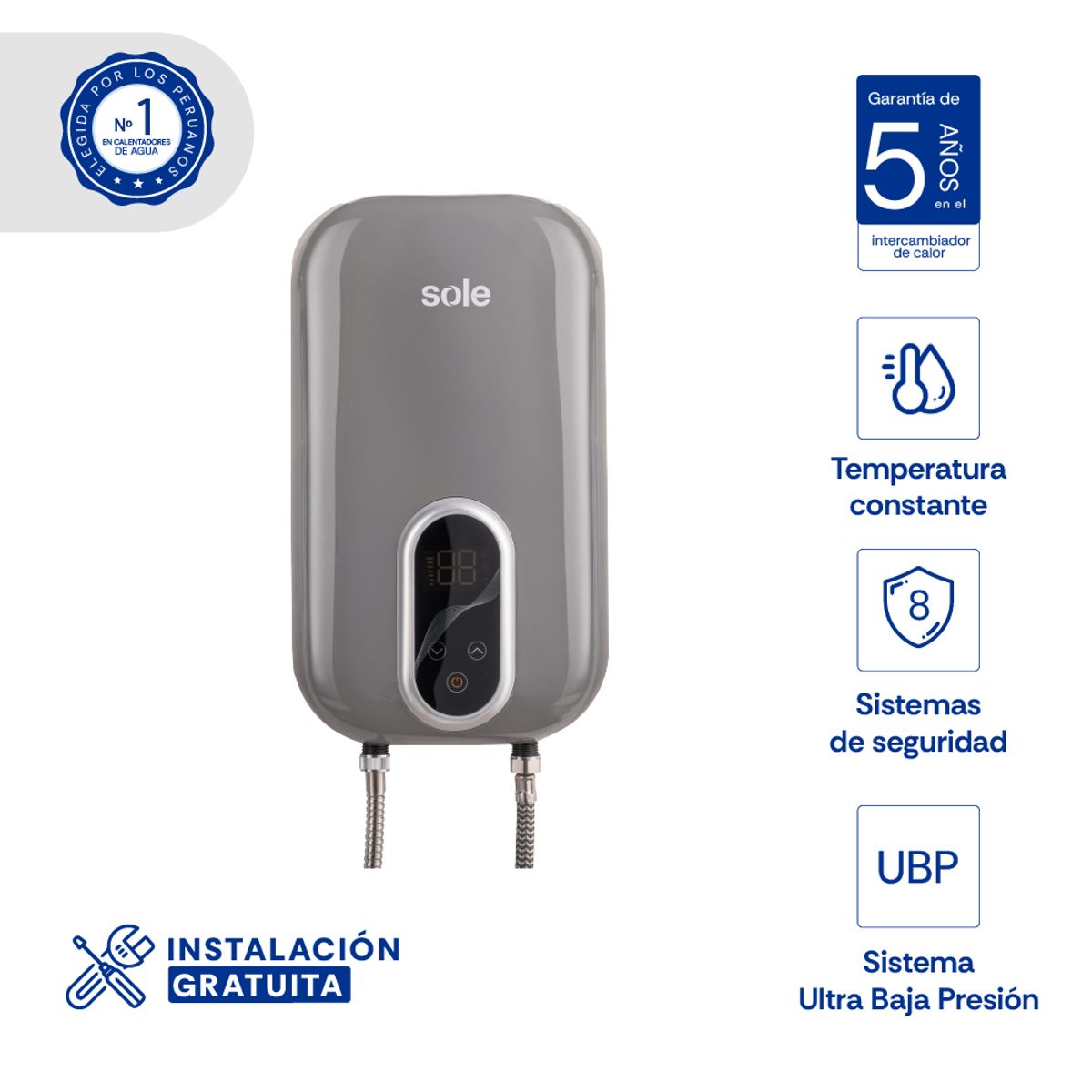 Rapiducha Sole Prime 5500W C/Acc, marca Sole - Foto Principal