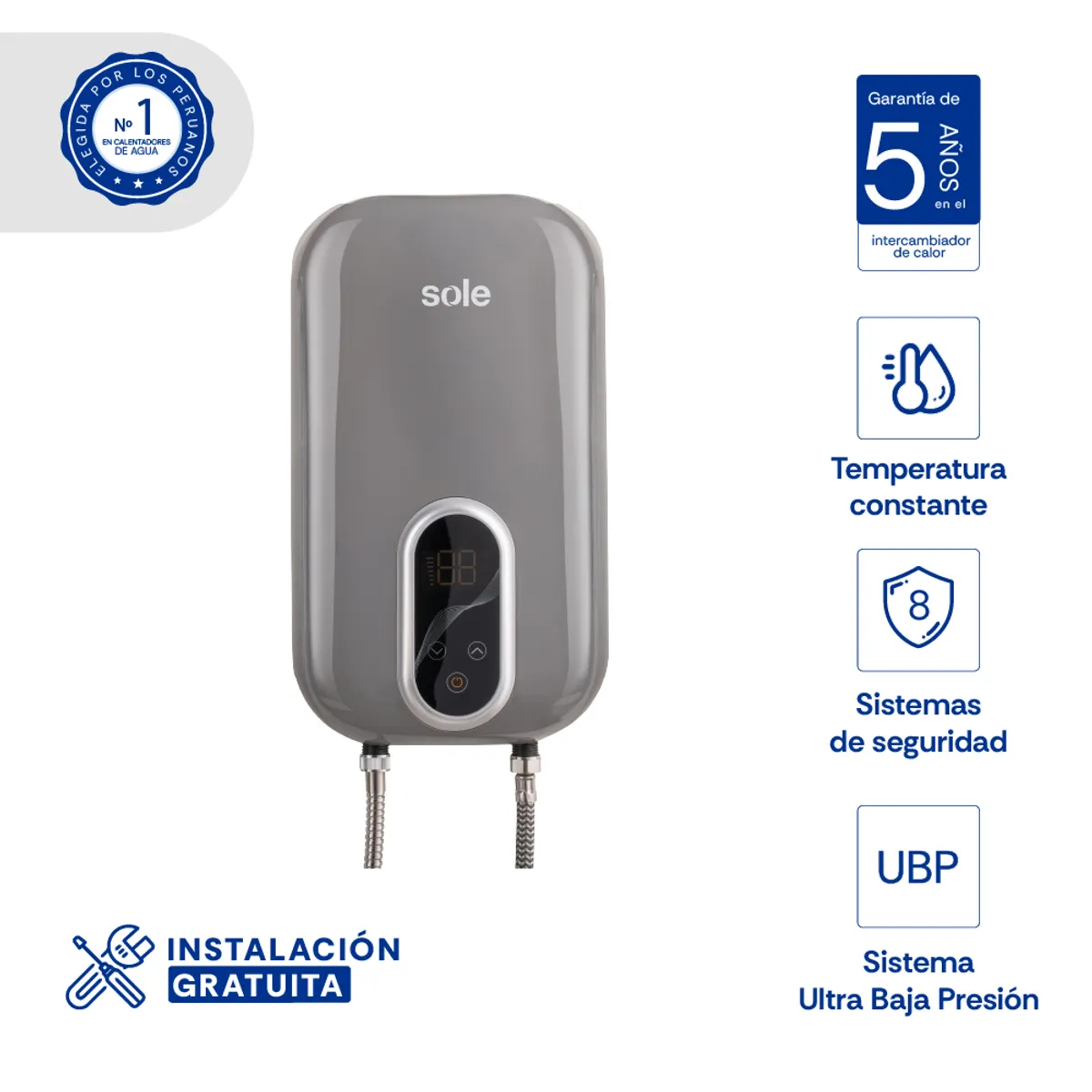 Rapiducha Sole Prime 5500W C/Acc, marca Sole - Foto Principal